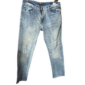Modern Culture size 34/30 distressed relaxed fit tapered  jeans